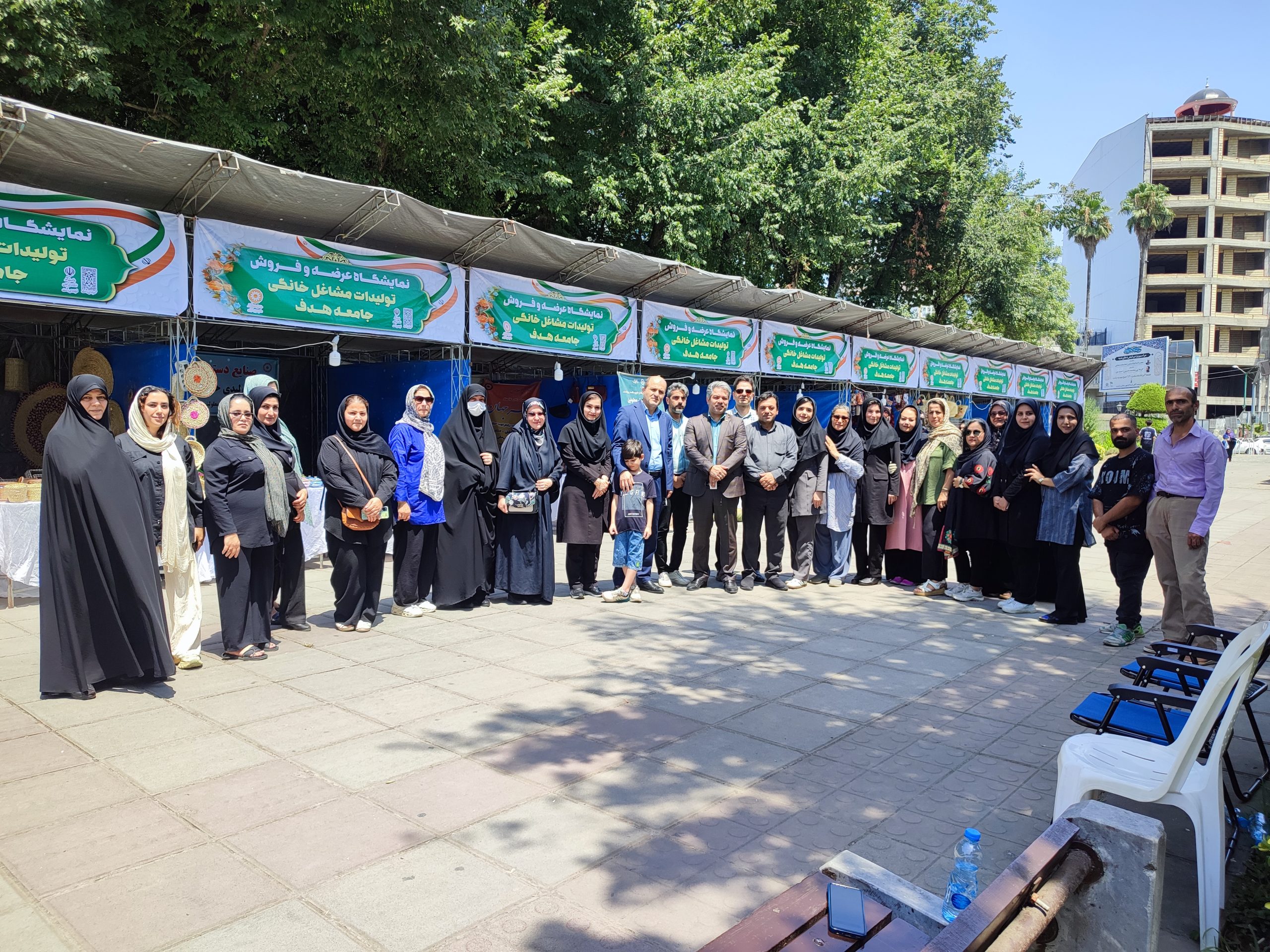 حضور مؤسسه جامعه معلولین خیراندیش تالش در نمایشگاه توانمندی‌های جامعه هدف بهزیستی در پارک شهر رشت